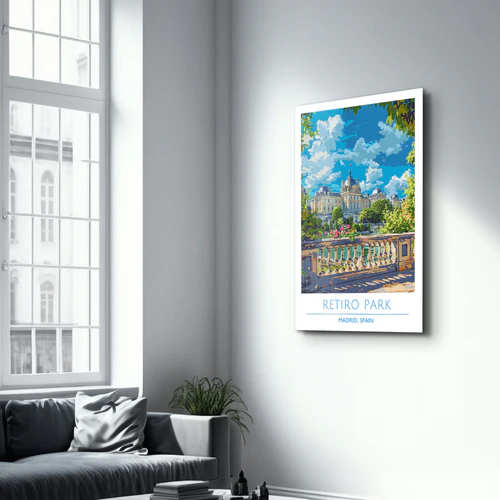 Plitvice-National Park Croatia-Travel Posters | Glass Wall Art (Copy) - Image 2