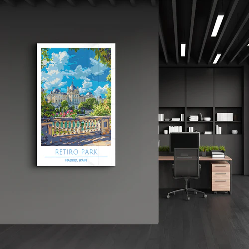 Plitvice-National Park Croatia-Travel Posters | Glass Wall Art (Copy) - Image 3
