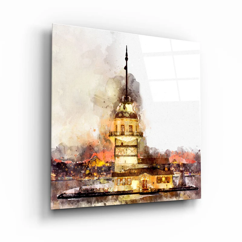 ・"Maiden's Tower"・Glass Wall Art