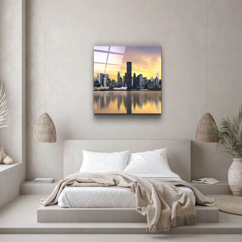 ・"Downtown (City Center)"・Glass Wall Art - Image 3