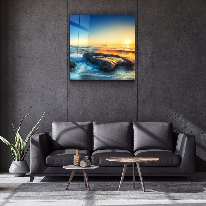 ・"Sunset"・Glass Wall Art - Image 2