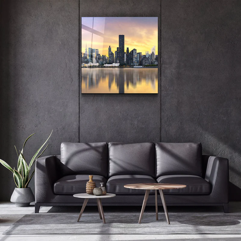 ・"Downtown (City Center)"・Glass Wall Art - Image 2