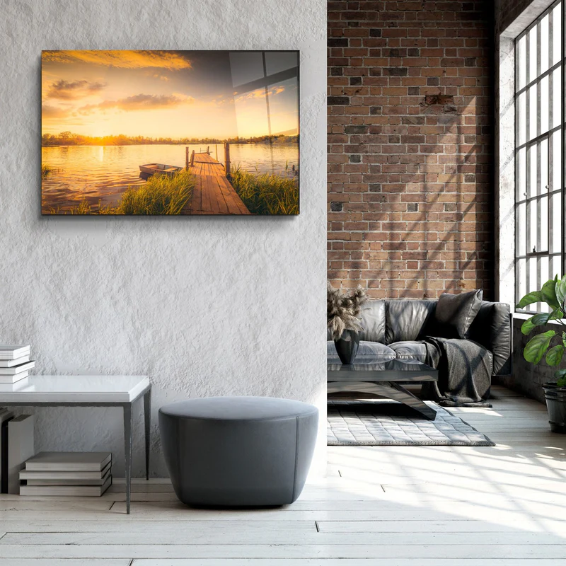 ・"Pier 13"・Glass Wall Art - Image 3