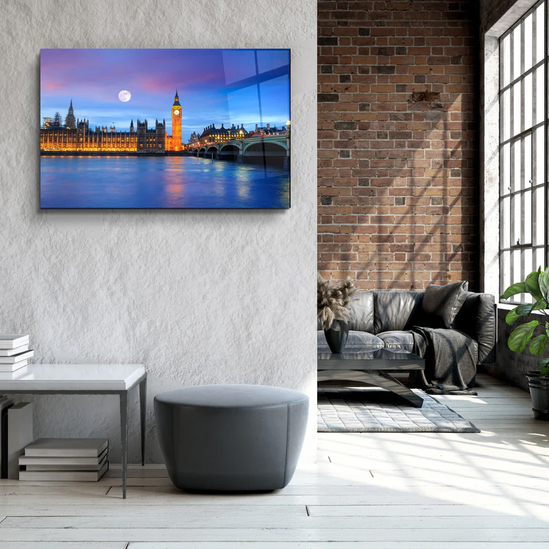 ・"London Skyline - UK"・Glass Wall Art - Image 3