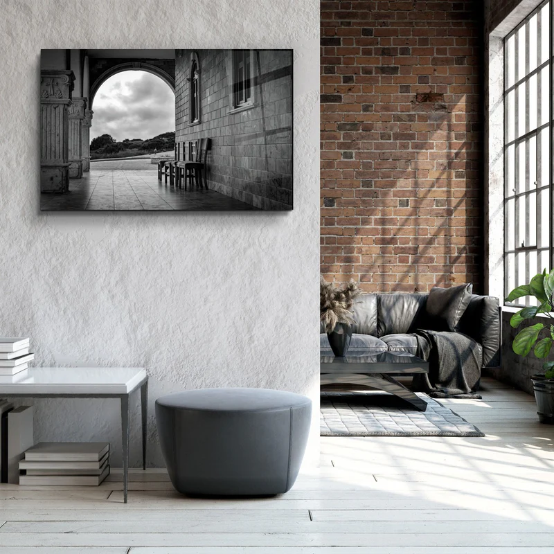 ・"Old Church"・Glass Wall Art - Image 3