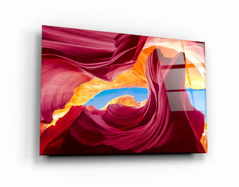 ・"Magical Canyon V2"・Glass Wall Art