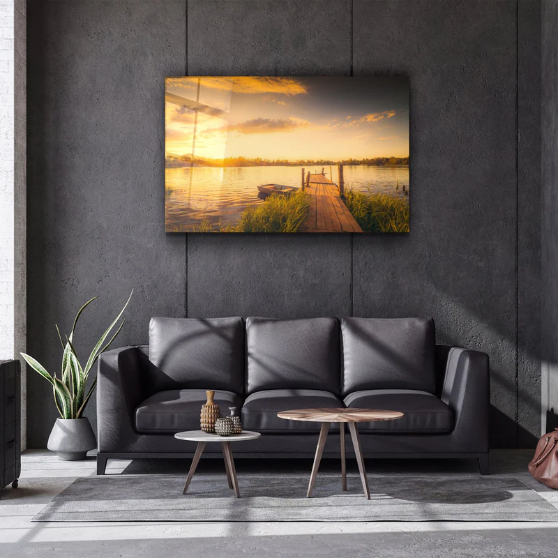 ・"Pier 13"・Glass Wall Art - Image 2