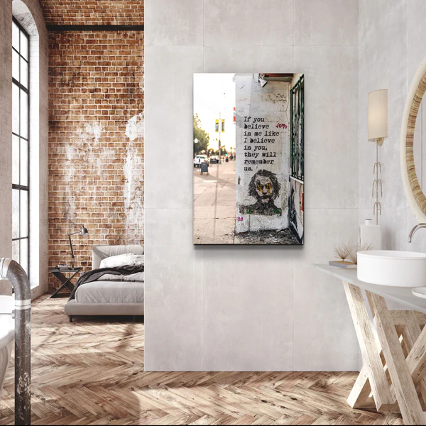 ・"They will remember Us-Joker"・Designer's Collection Glass Wall Art - Image 3