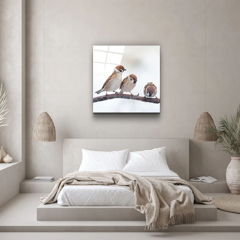 ・"Birds"・Glass Wall Art - Image 3