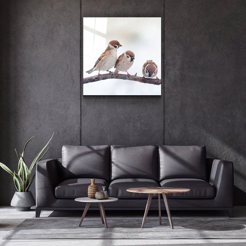 ・"Birds"・Glass Wall Art - Image 2