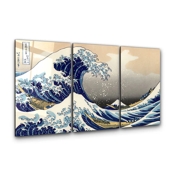 ."Paint Splash Ring-Grey". Designer's Collection Glass Wall Art - Image 2