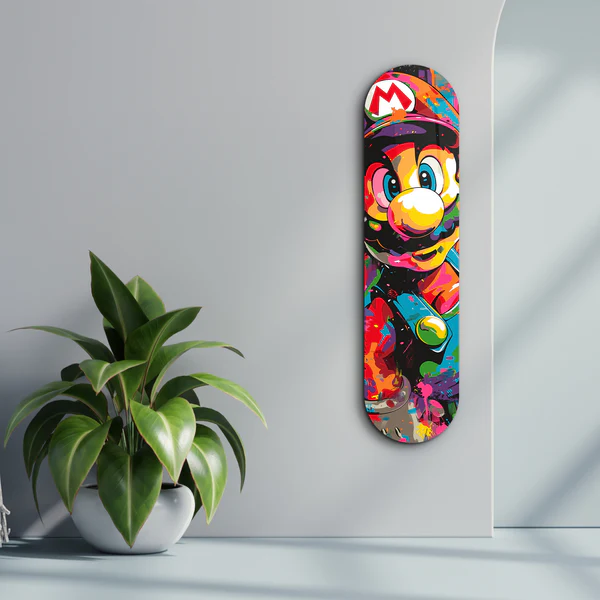 Mario Fan Art | Glass Wall Art - Image 3