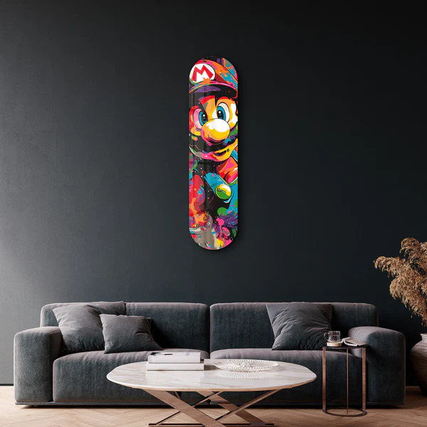 Mario Fan Art | Glass Wall Art - Image 2