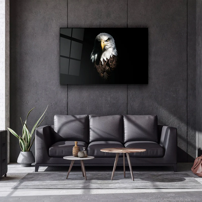 ・"Eagle 1"・Glass Wall Art - Image 2