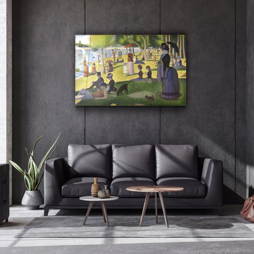・"A Sunday on La Grande Jatte (1884) by Georges Seurat"・Glass Wall Art - Image 2